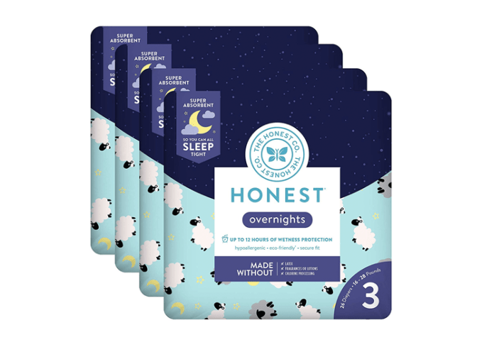 4 the honest company overnight diapers