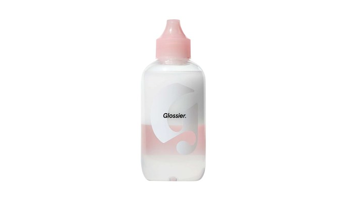 best makeup remover Glossier Milky Oil Dual-Phase Waterproof Makeup Remover: a bottle of makeup remover