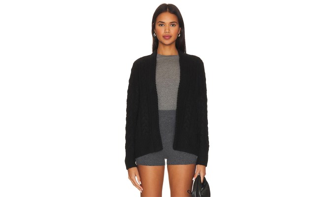 best wool sweaters: autumn cashmere cable knit cardigan