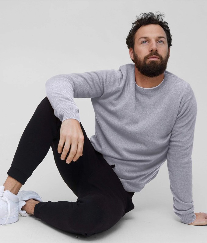 best wool sweaters: state of cashmere crewneck