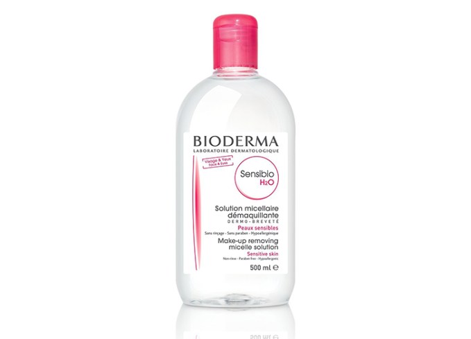 best makeup remover bioderma sensibio h2o: a bottle of makeup remover