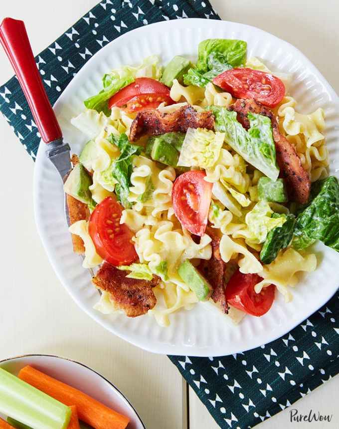 blt pasta salad easy dinners for beginners recipe