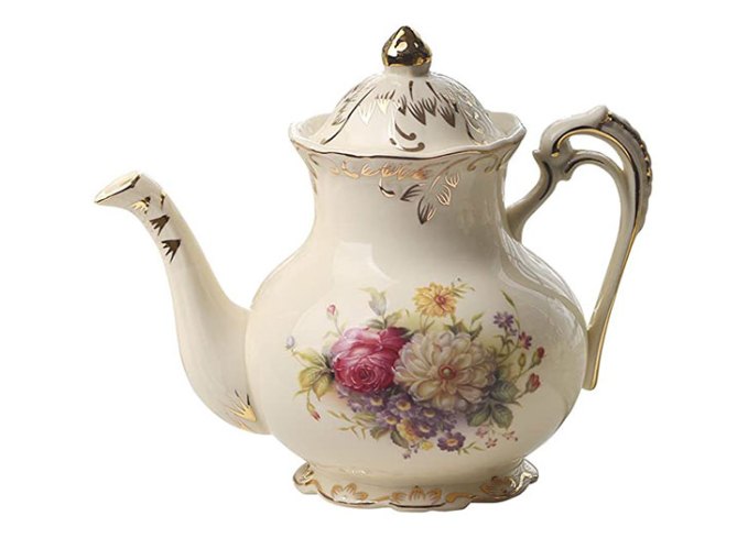 ceramic tea pot cottagecore