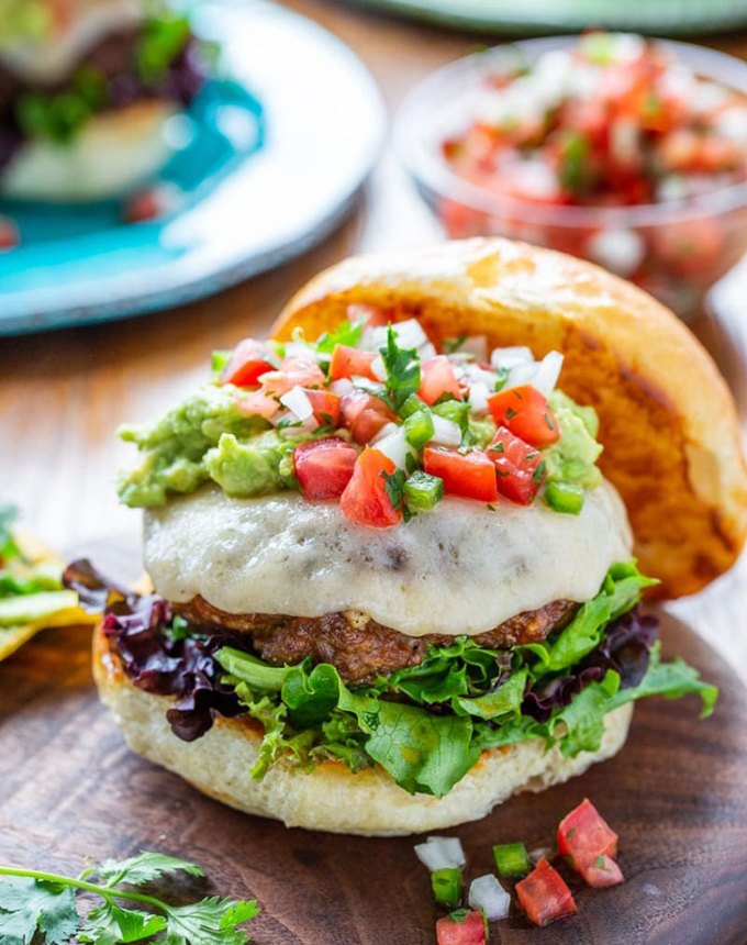 cheesy grilled taco burgers recipe
