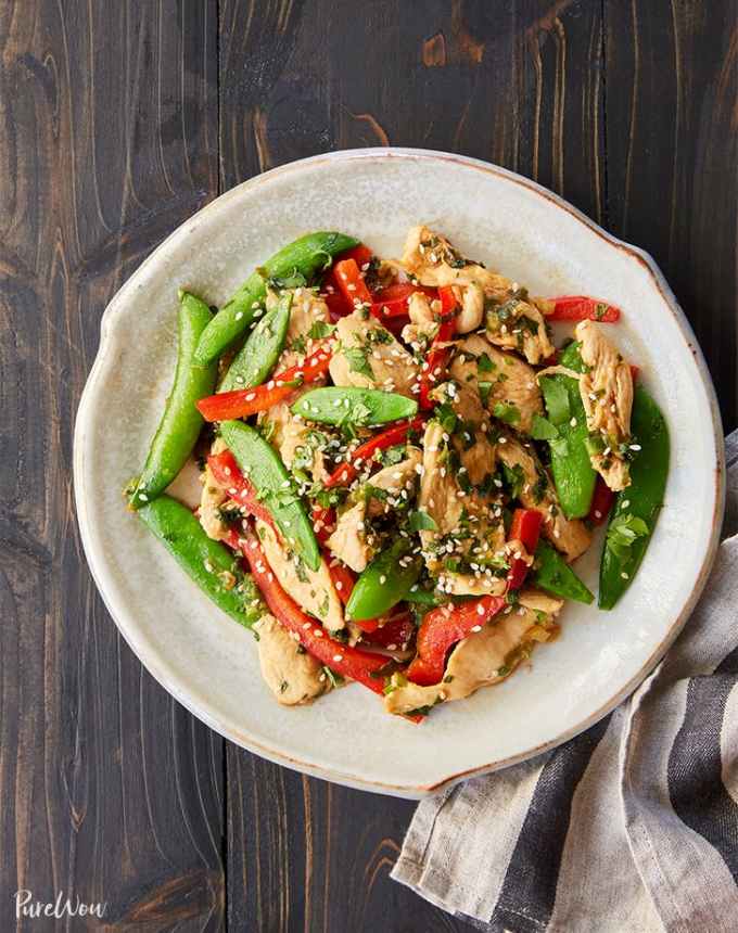 chicken and snap pea stir fry recipe