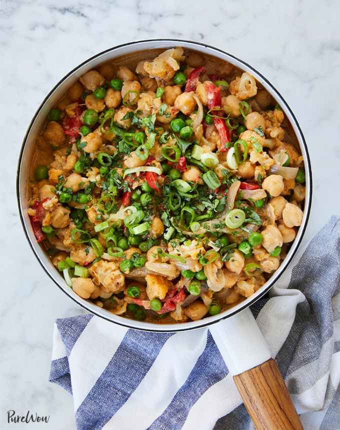 chickpea and vegetable coconut curry recipe