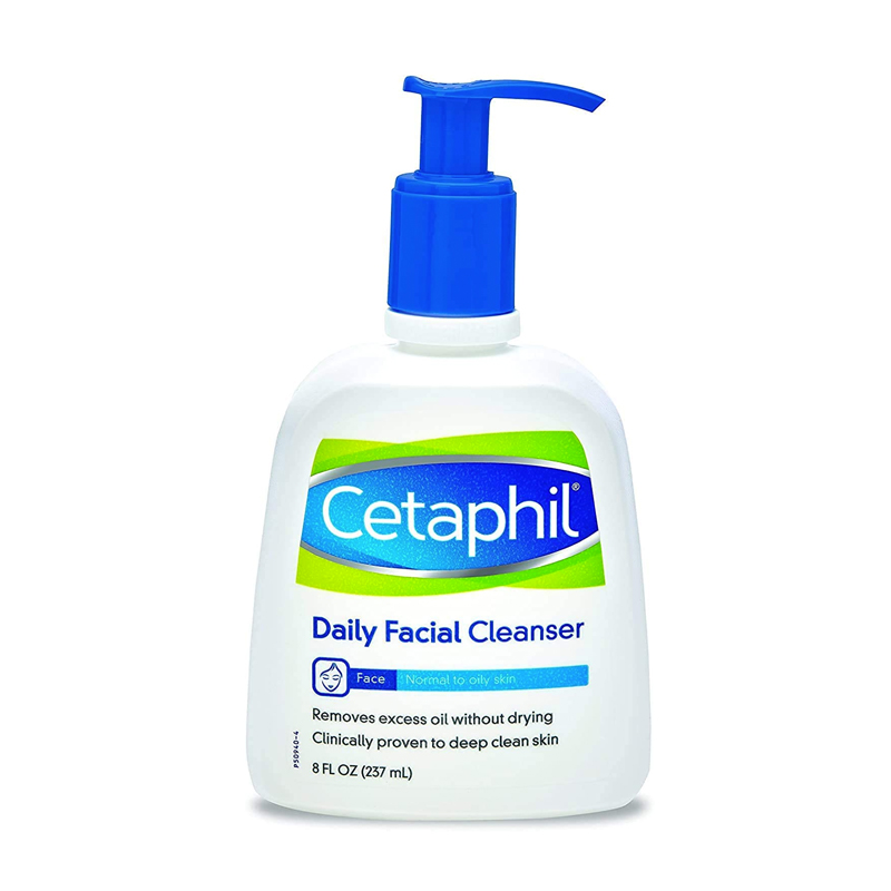how to wash your face Cetaphil Daily Facial Cleanser