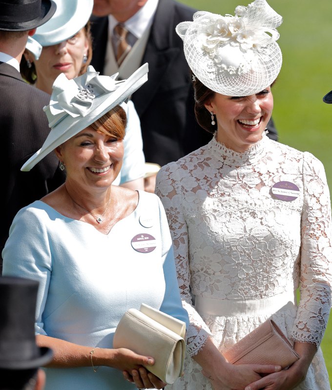 Kate Middleton with Her Mom Carole Middleton CAT