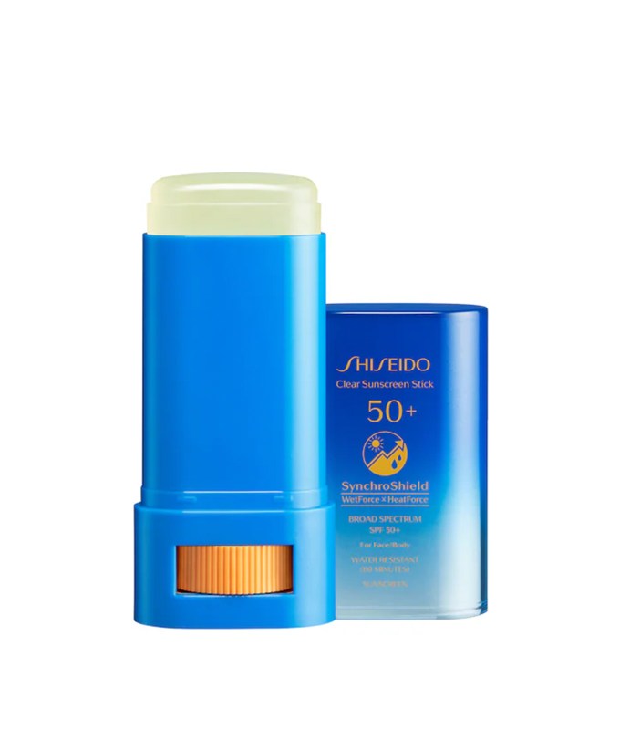 non greasy sunscreen shiseido clear sunscreen stick