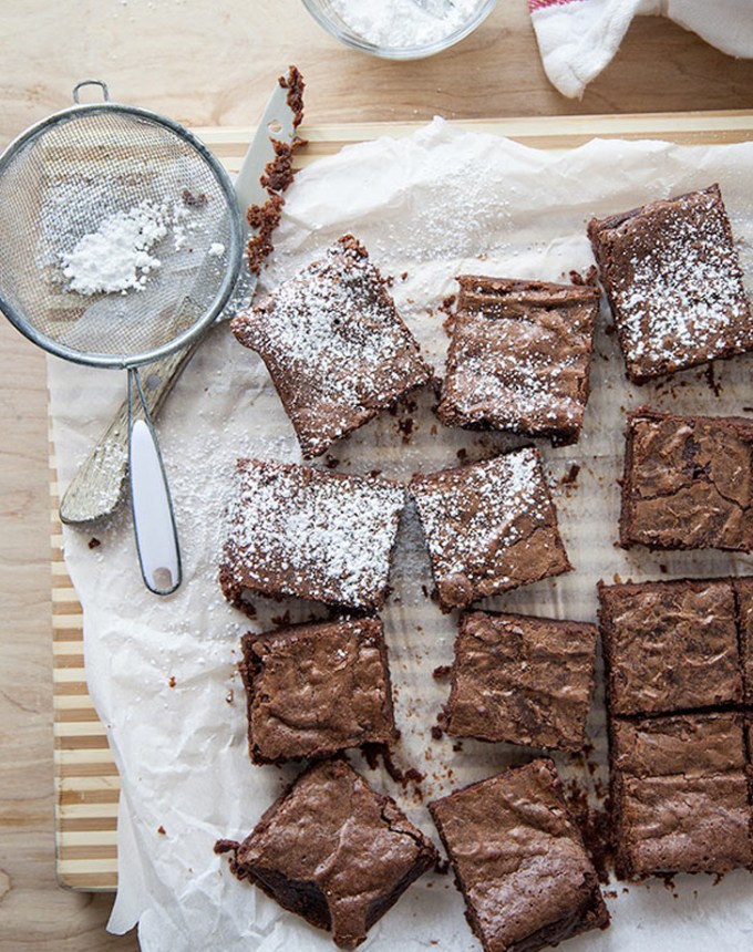 st patrick's day desserts: stout chocolate brownies