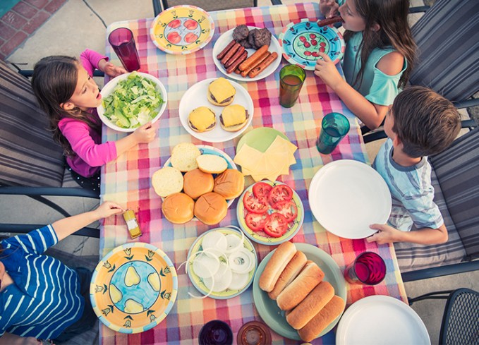 summer activities for kids have a backyard barbeque